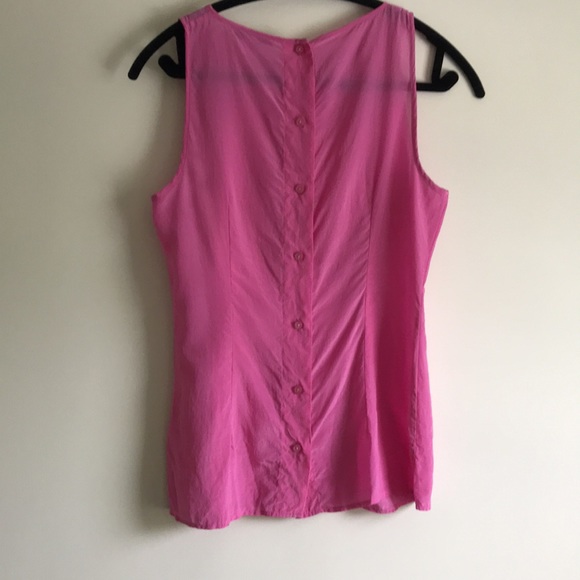 Banana Republic Pink sleeveless top size 2 - Picture 2 of 5